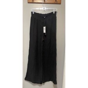 Truth By Republic Black Flare Gauze Cotton Women's Pants Size Medium NWT